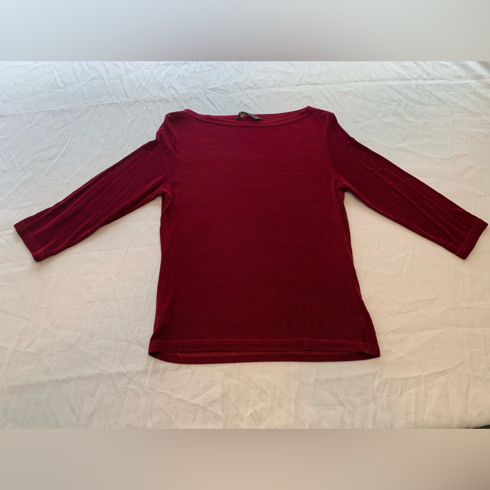 Chic Maroon Women's Top